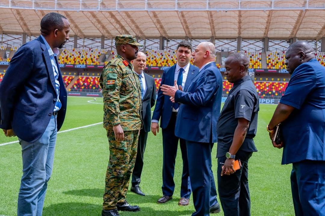 Gen. Muhoozi Kainerugaba has inspected the upcoming Hoima City Stadium