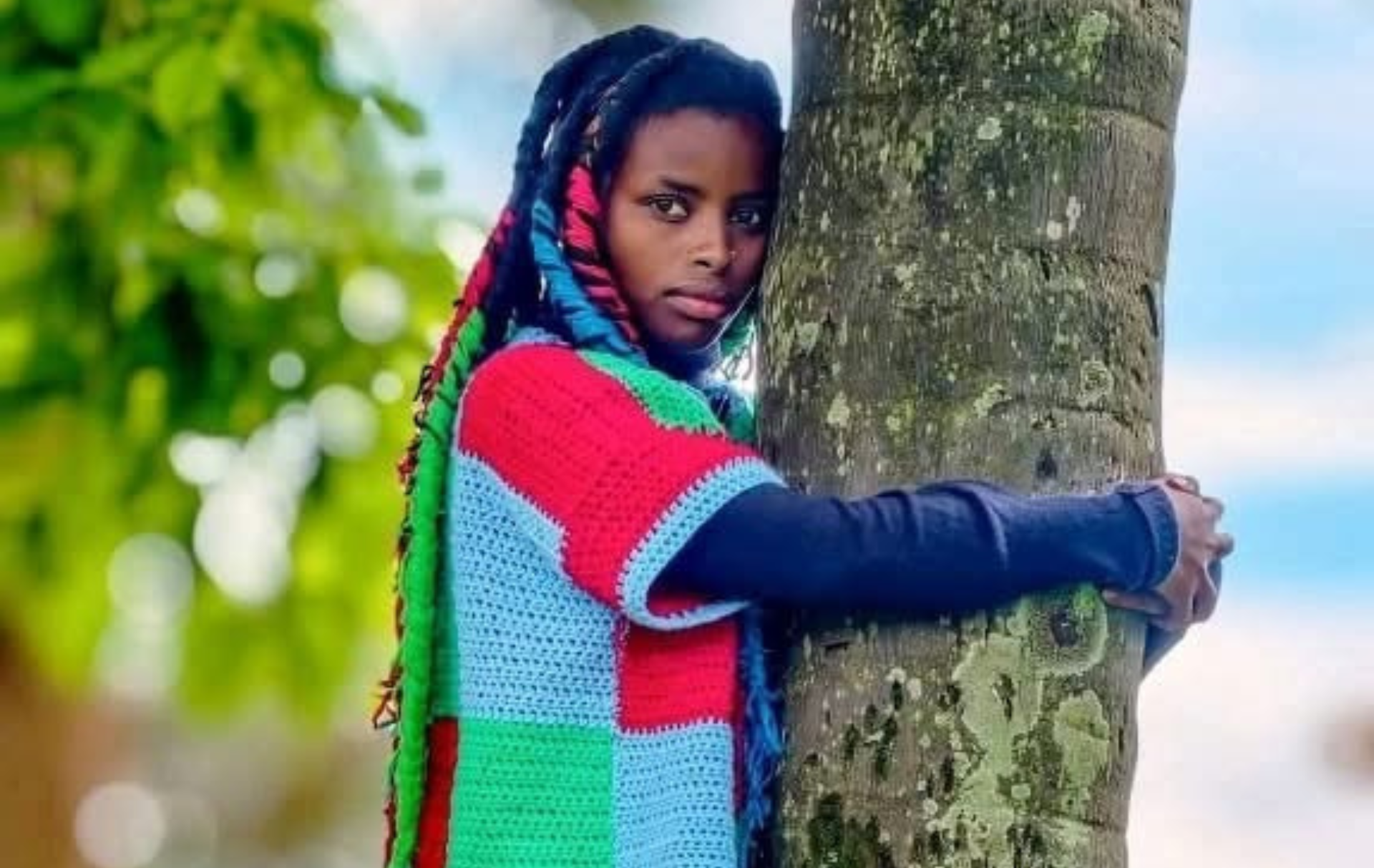 Truphena Muthoni has completed a 72-hour tree hug protest in Nyeri, Kenya